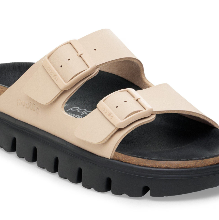 Birkenstock Arizona Chunky Birko-Flor Sandcastle