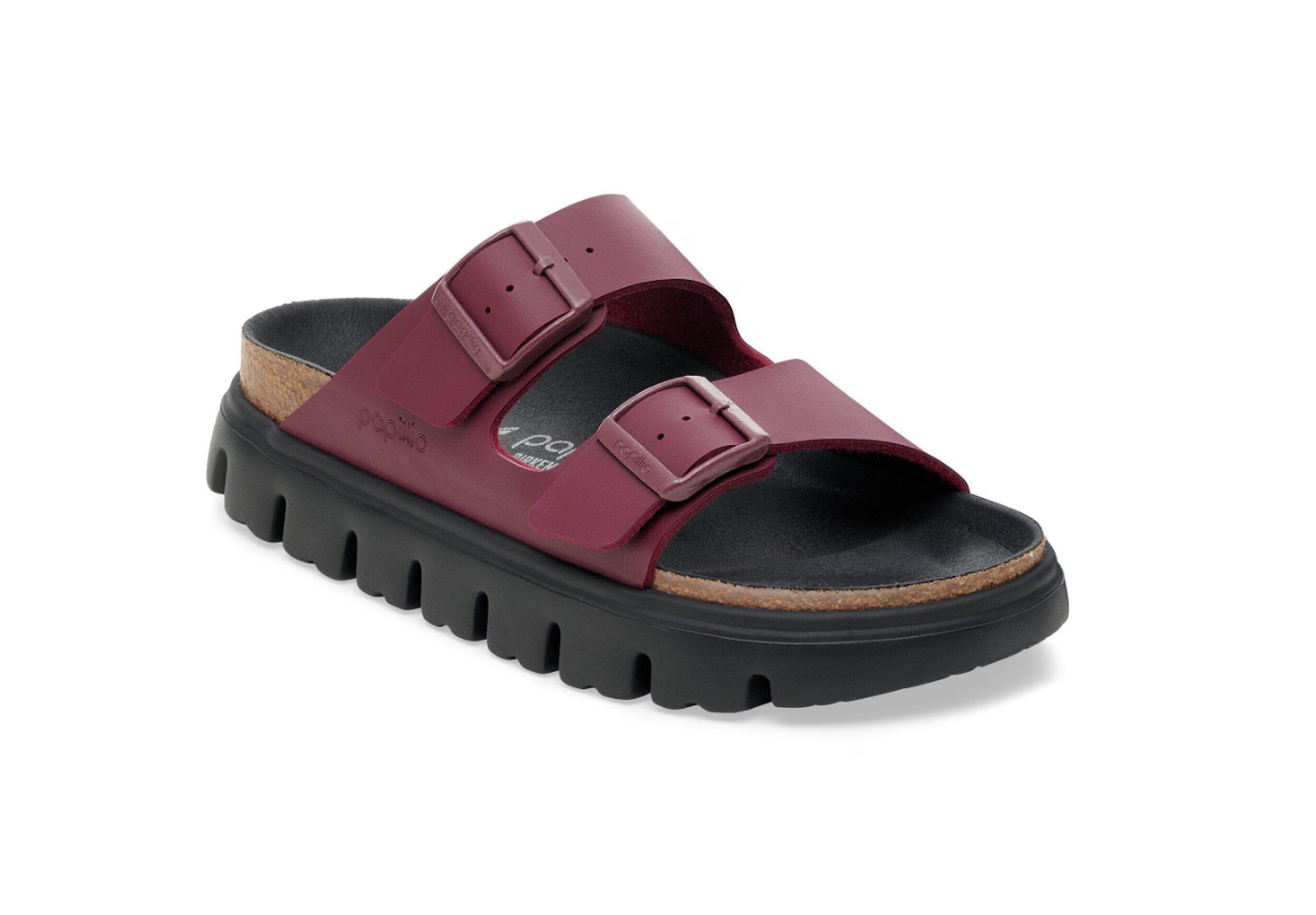 Birkenstock Papillio Arizona Chunky Birko-Flor Zinfandel