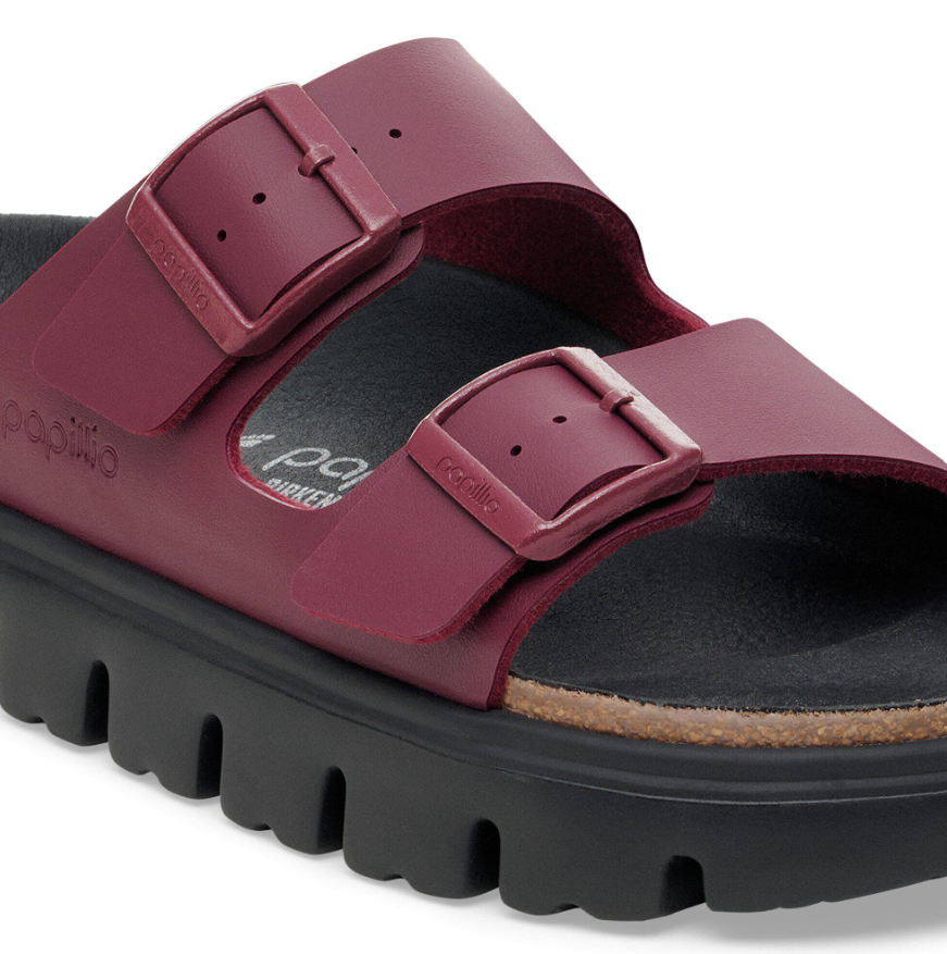 Birkenstock Papillio Arizona Chunky Birko-Flor Zinfandel