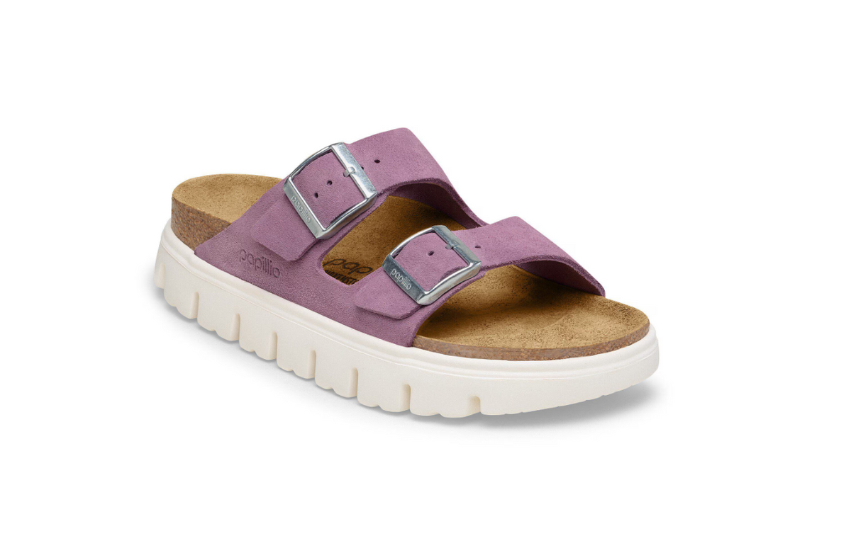 Birkenstock Arizona Chunky Suede Leather - Mauve, Narrow