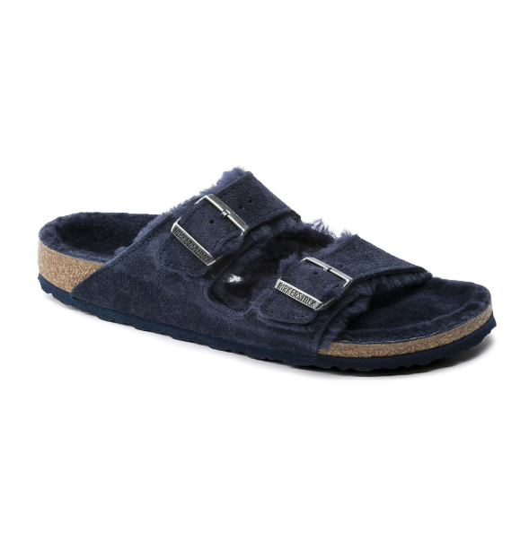 Birkenstock Arizona Shearling Suede Leather Night