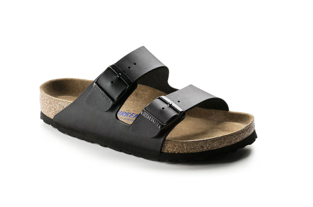 Birkenstock Arizona Soft Footbed Birko-Flor Black Sandals