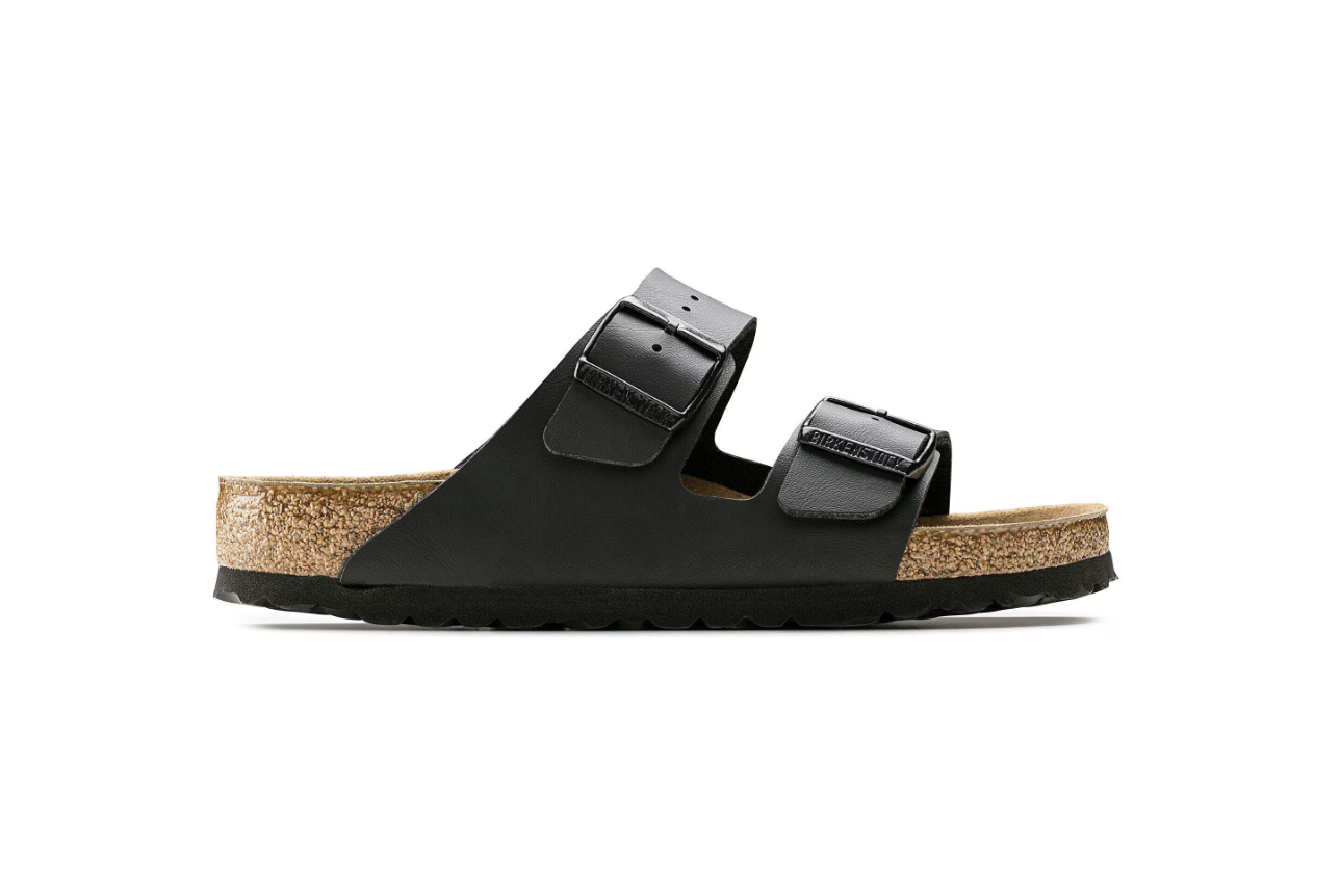 Birkenstock Arizona Soft Footbed Birko-Flor Black Sandals