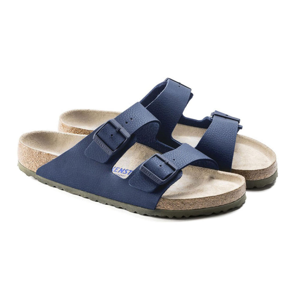 Birkenstock Arizona Soft Footbed Birko-Flor Desert Soil Blue
