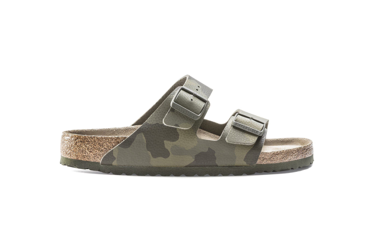 Birkenstock Arizona Soft Footbed Birko-Flor Desert Soil Camo Green