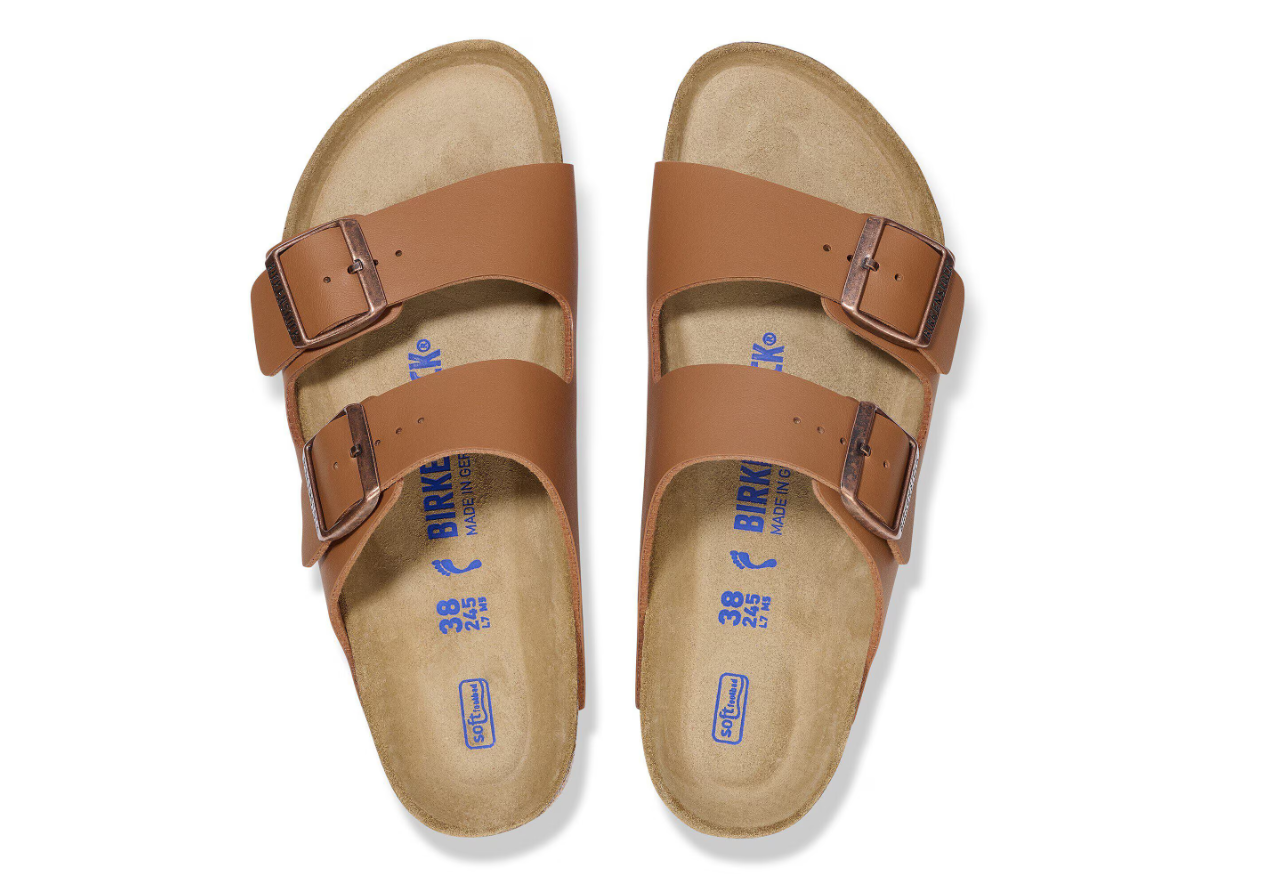 Birkenstock Arizona Soft Footbed Birko-Flor Ginger Brown