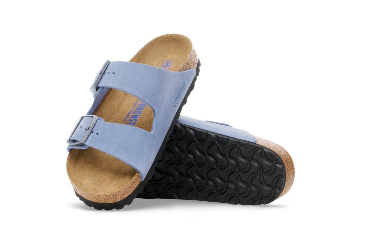 Birkenstock Arizona Soft Footbed Oiled Leather  - Elemental Blue, Regular