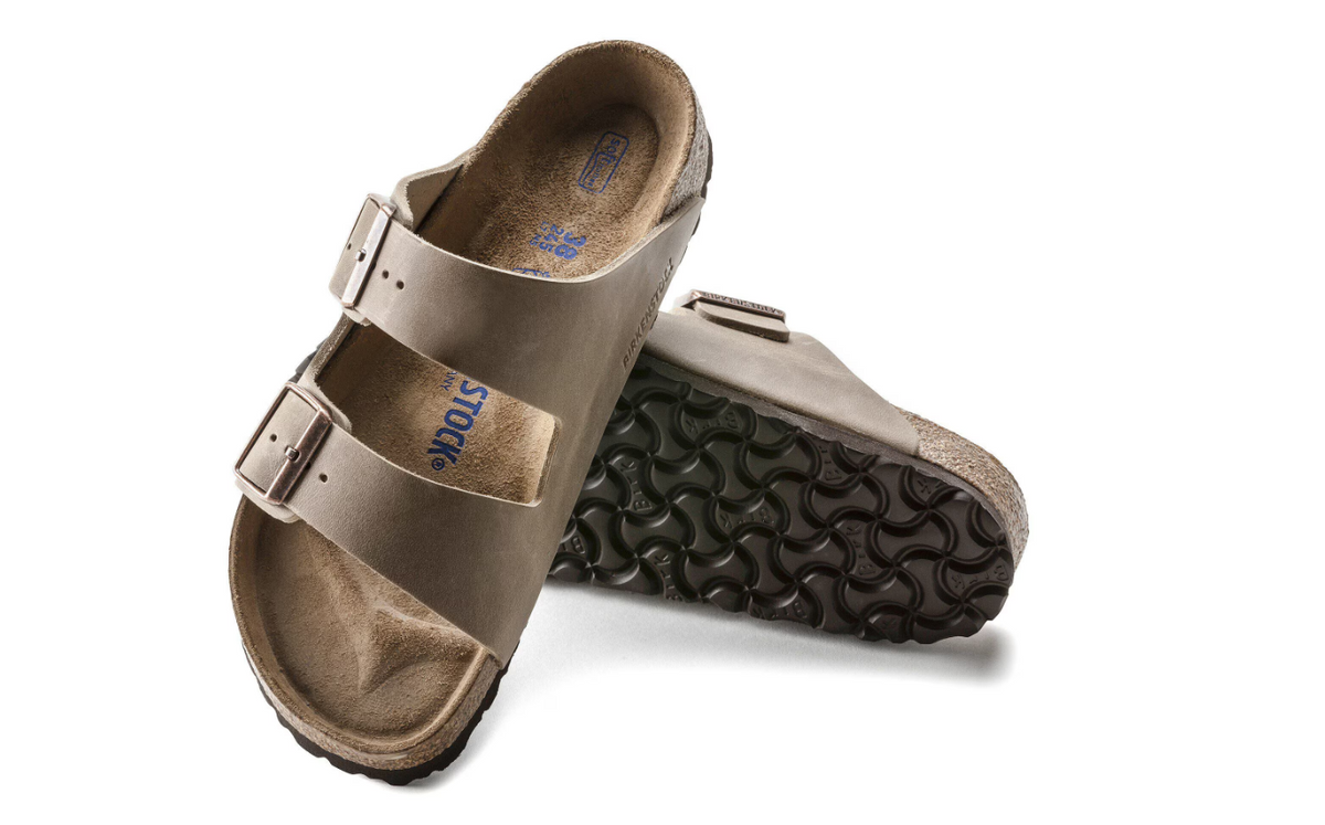 Birkenstock Arizona Soft Footbed Oiled Leather Tobacco - Brown, Regular
