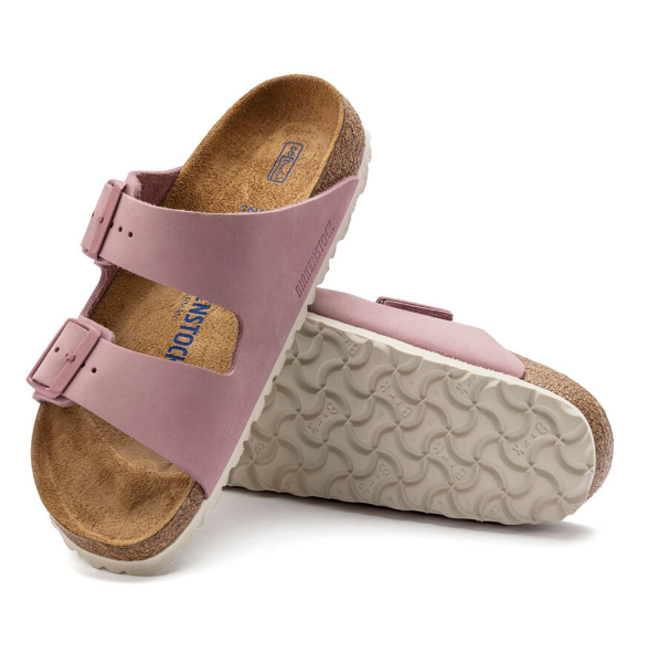 Birkenstock Arizona Soft Footbed Nubuck Leather Orchid