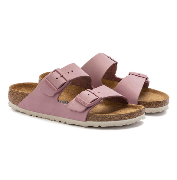 Birkenstock Arizona Soft Footbed Nubuck Leather Orchid