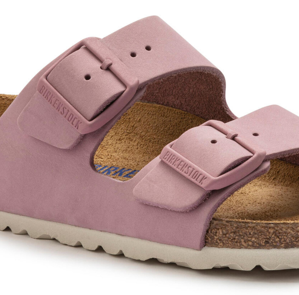 Birkenstock Arizona Soft Footbed Nubuck Leather Orchid