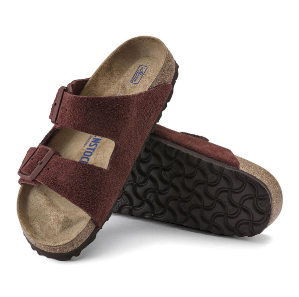Birkenstock Arizona Soft Footbed Suede Leather Chocolate