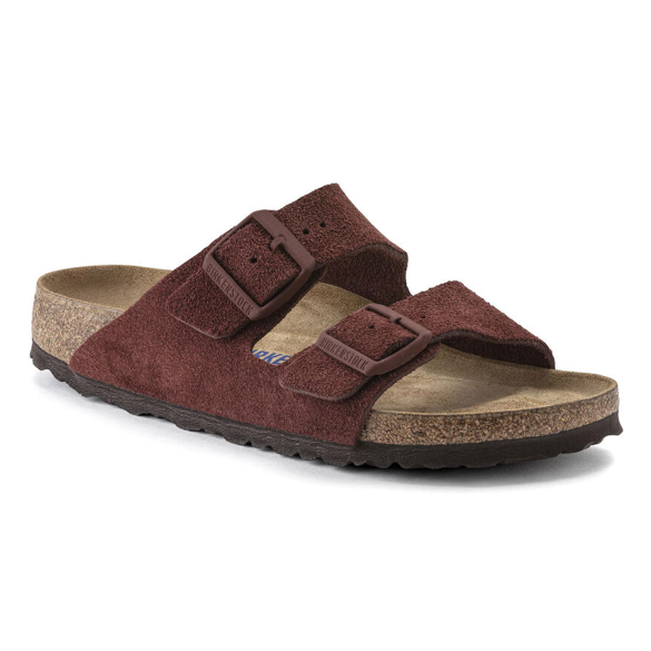 Birkenstock Arizona Soft Footbed Suede Leather Chocolate