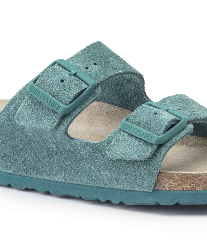 Birkenstock Arizona Soft Footbed Suede Leather Dark Teal