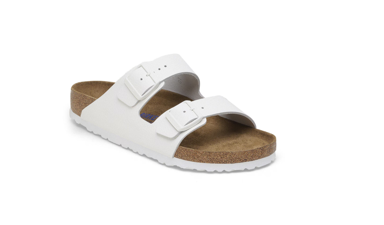 Birkenstock Arizona Soft Footbed Natural Leather White