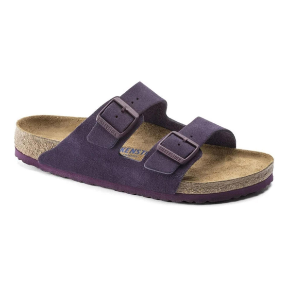 Birkenstock Arizona Soft Footbed Suede Leather Wine