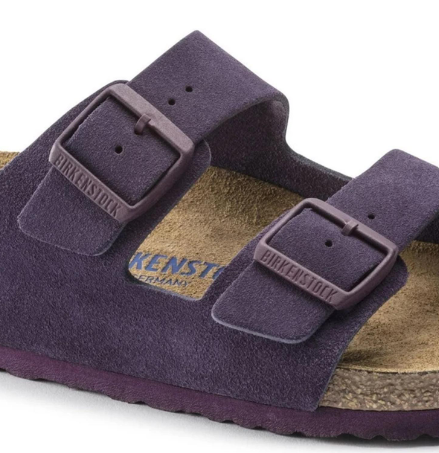 Birkenstock Arizona Soft Footbed Suede Leather Wine