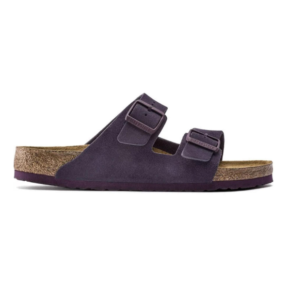 Birkenstock Arizona Soft Footbed Suede Leather Wine