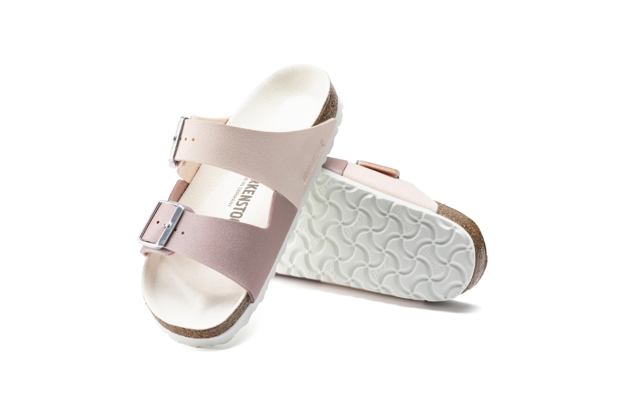 Birkenstock Arizona Split Birkibuc Birko-Flor Rose