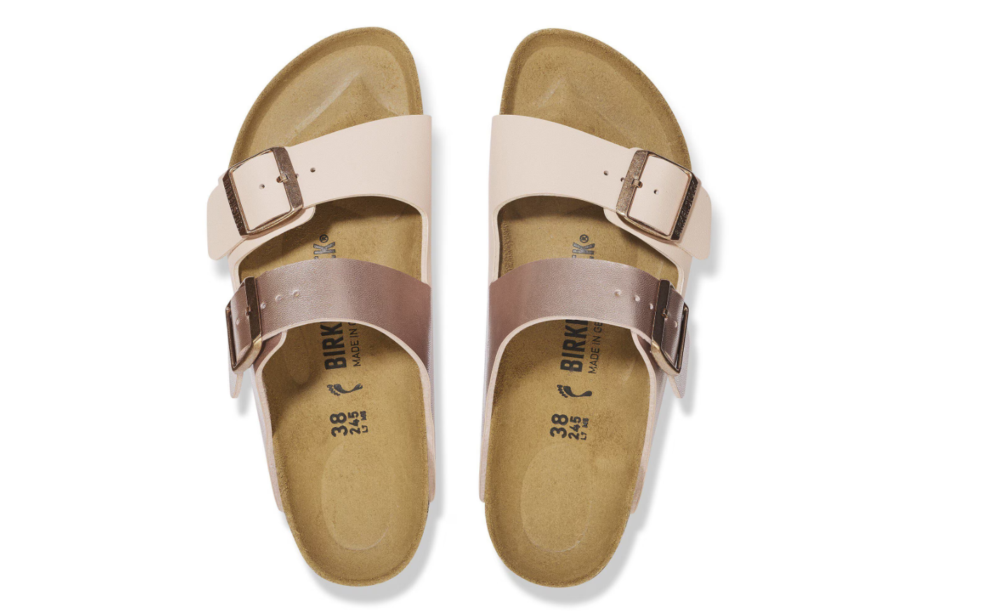 Birkenstock Arizona Split Birko-Flor New Beige/Copper