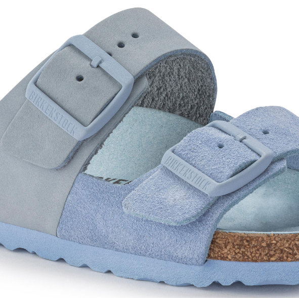 Birkenstock Arizona Split Nubuck Leather Dusty Blue