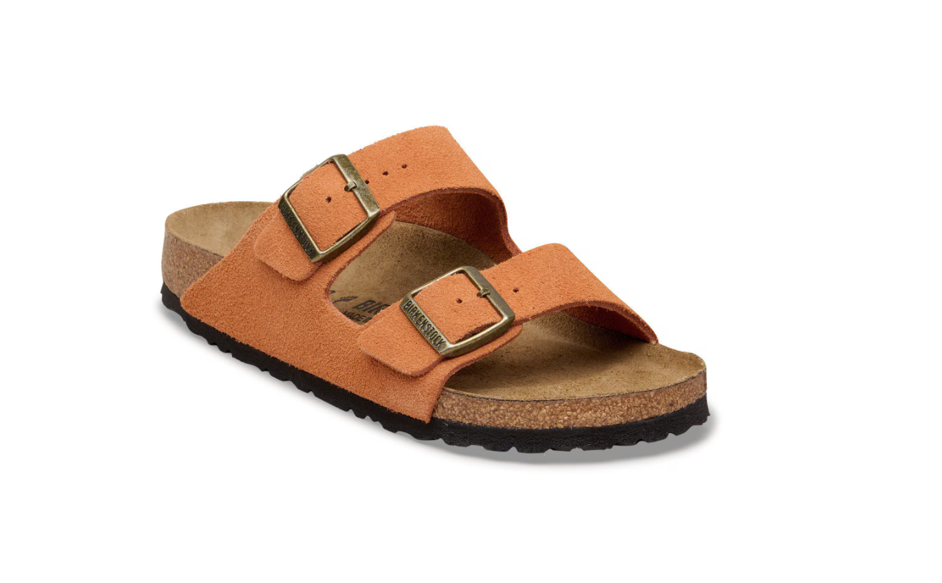Birkenstock Arizona Suede Leather Dark Rust
