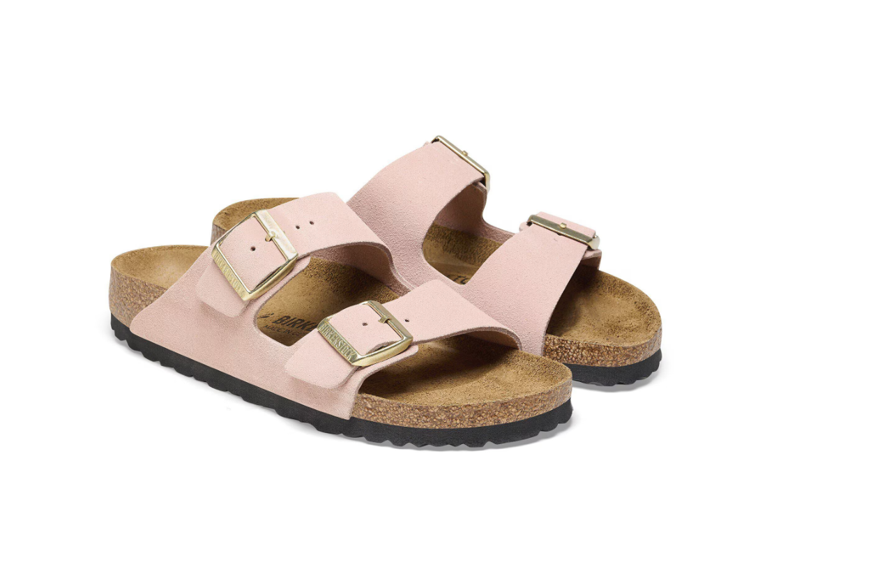 Birkenstock Arizona Suede Leather Light Rose