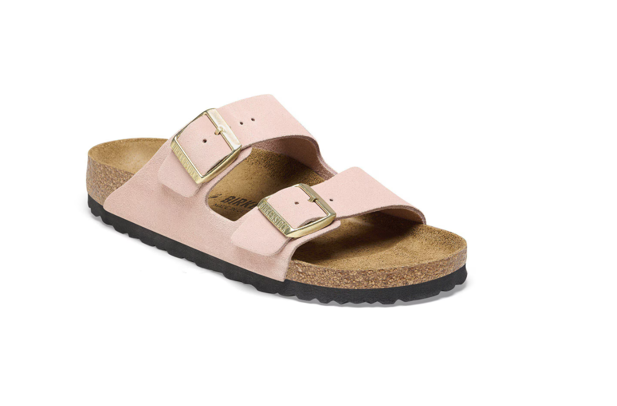 Birkenstock Arizona Suede Leather Light Rose