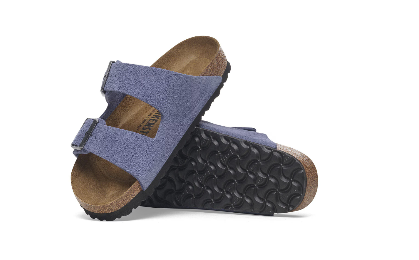 Birkenstock Arizona Suede Leather Purple Dusk