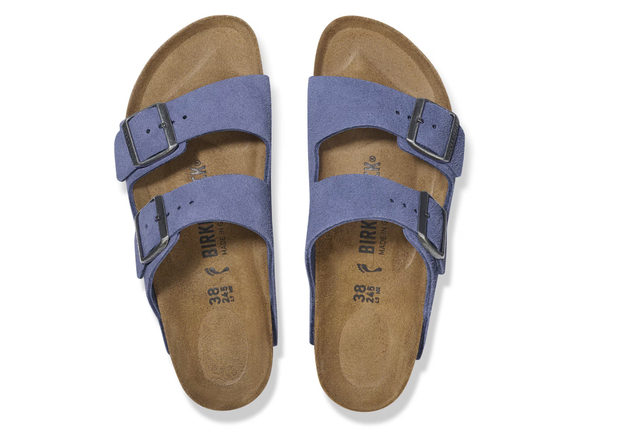 Birkenstock Arizona Suede Leather Purple Dusk