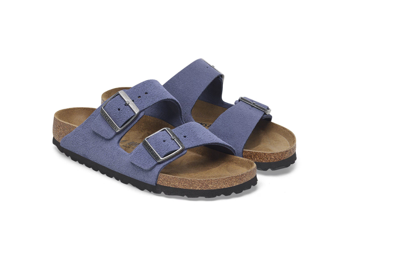 Birkenstock Arizona Suede Leather Purple Dusk