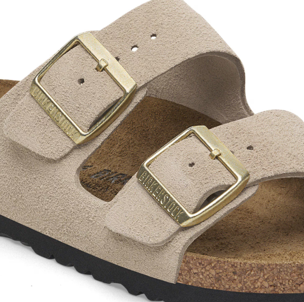 Birkenstock Arizona Suede Leather Sandcastle