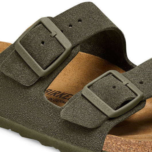 Birkenstock Arizona Suede Leather Thyme