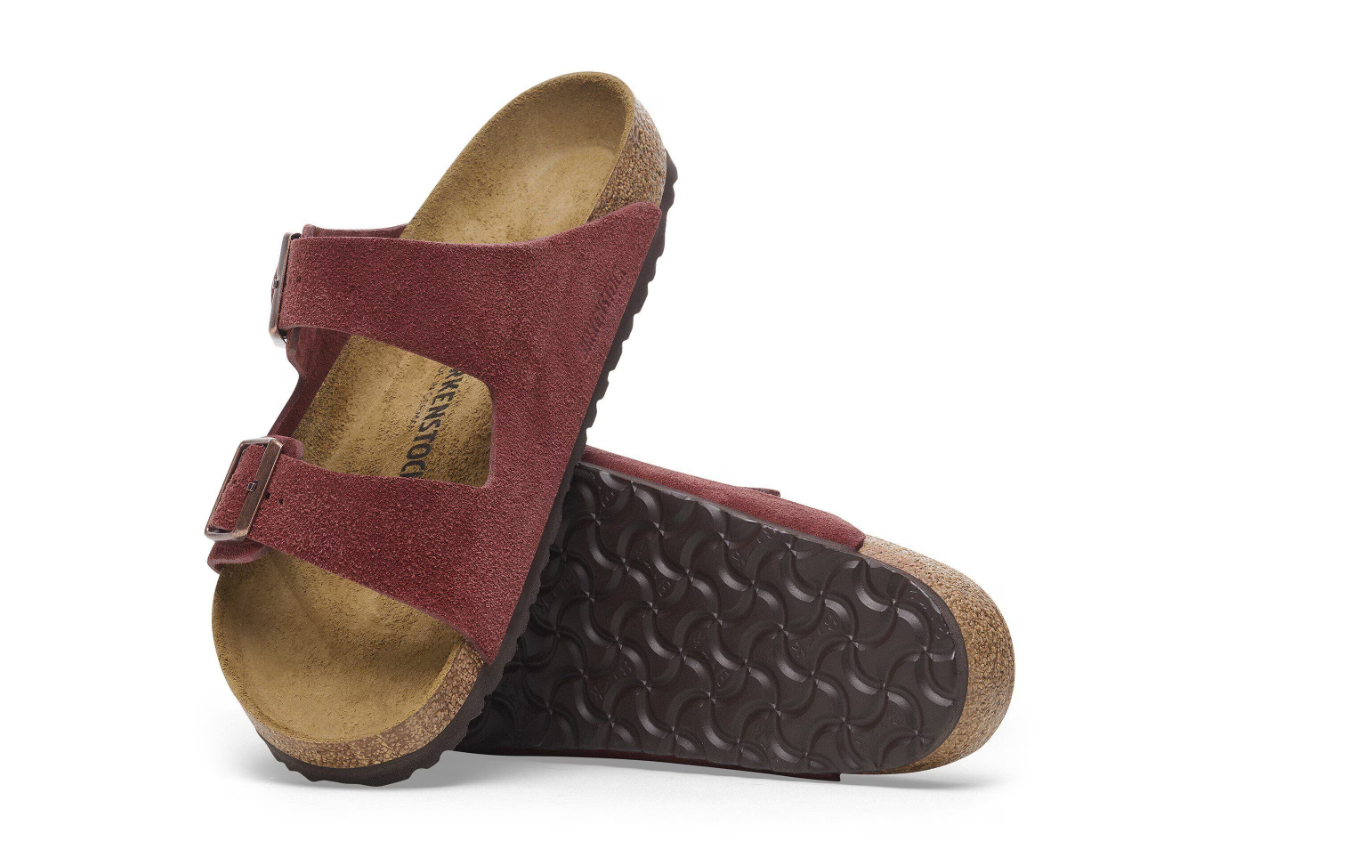 Birkenstock Arizona Suede Leather Zinfandel