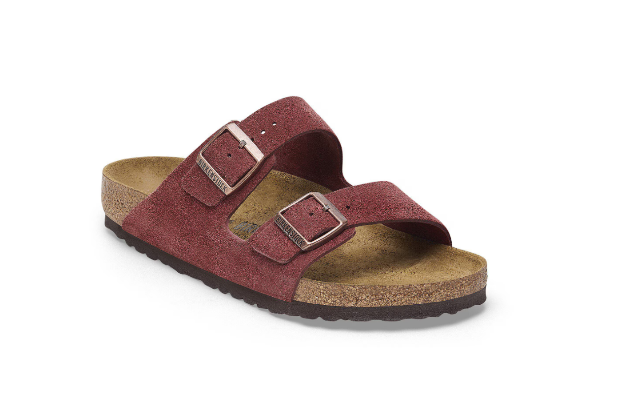 Birkenstock Arizona Suede Leather Zinfandel