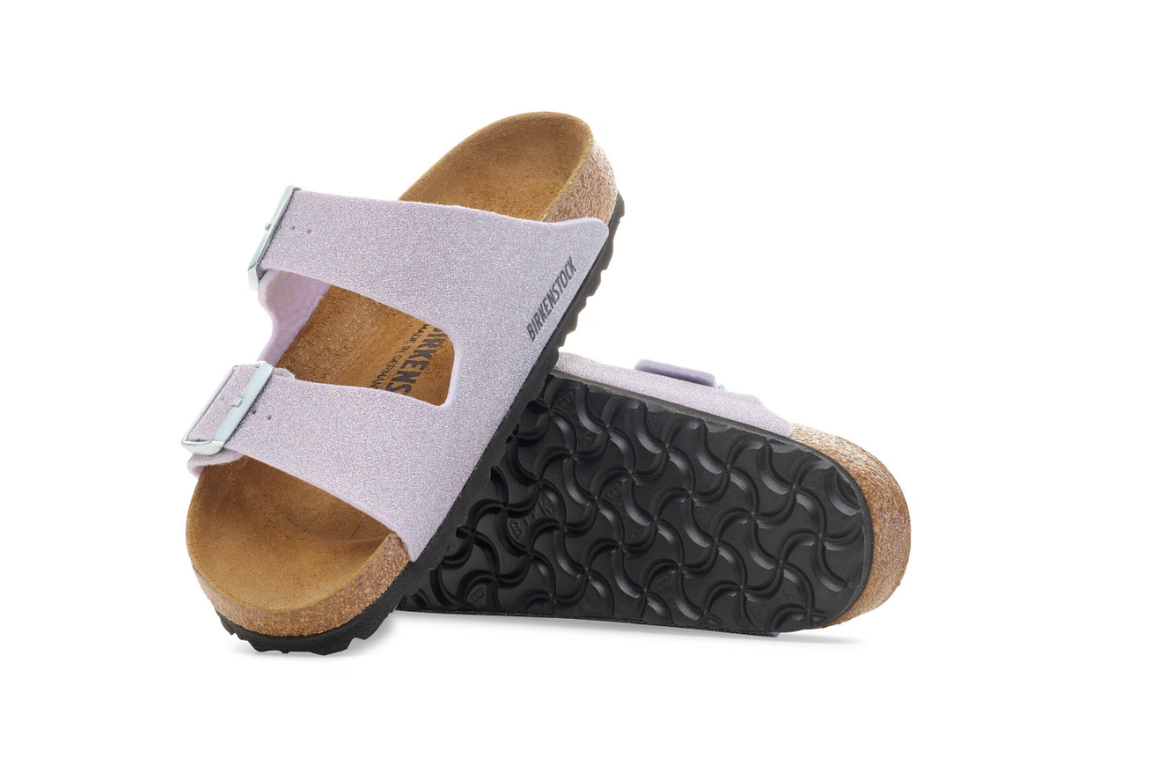 Birkenstock Arizona Synthetics Shiny Glitter Faded Purple