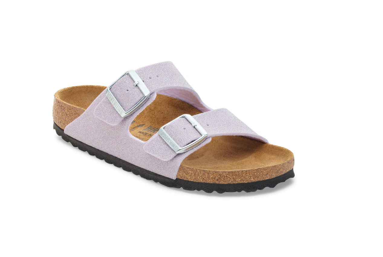 Birkenstock Arizona Synthetics Shiny Glitter Faded Purple