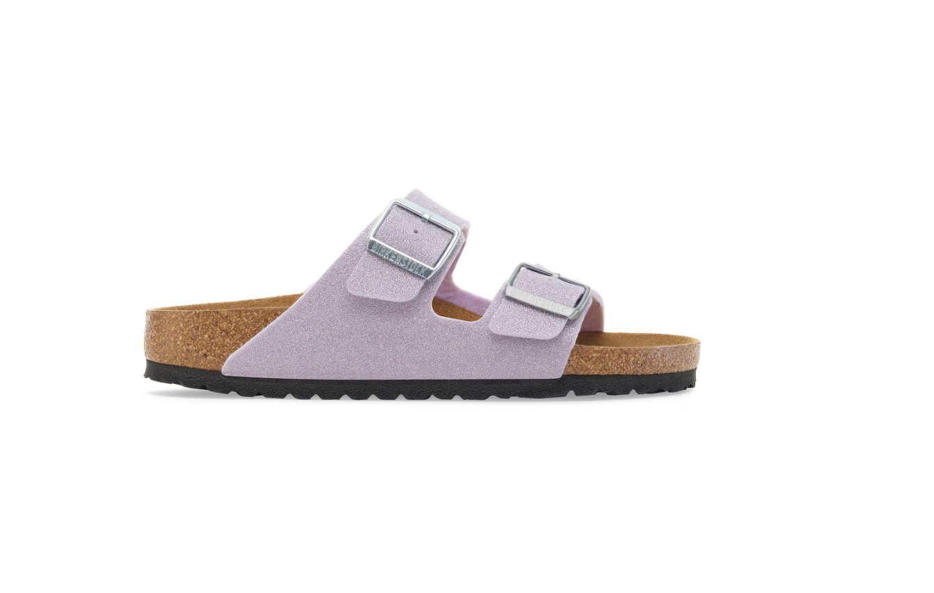 Birkenstock Arizona Synthetics Shiny Glitter Faded Purple