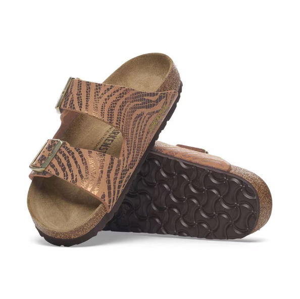 Birkenstock Arizona Synthetics Zebra Pecan Sandals