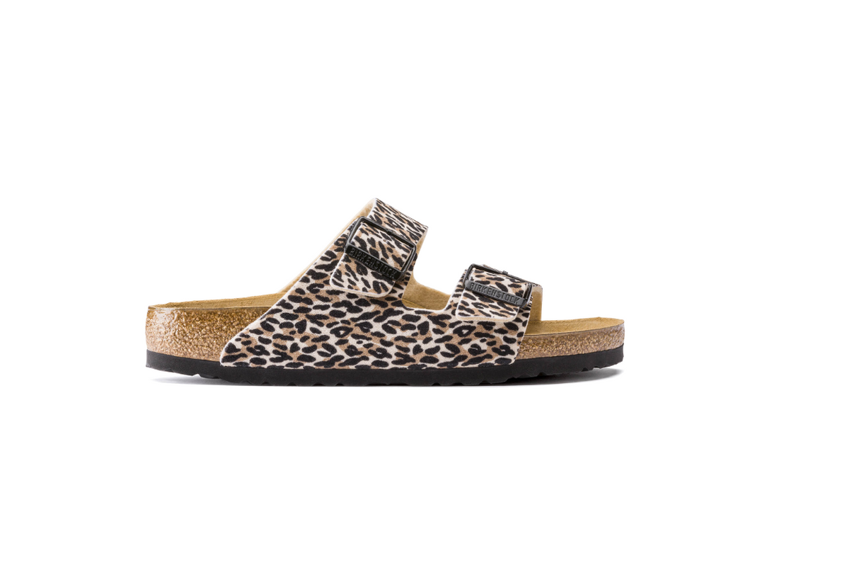Birkenstock Arizona Textile Leo Lilly Brown Beige