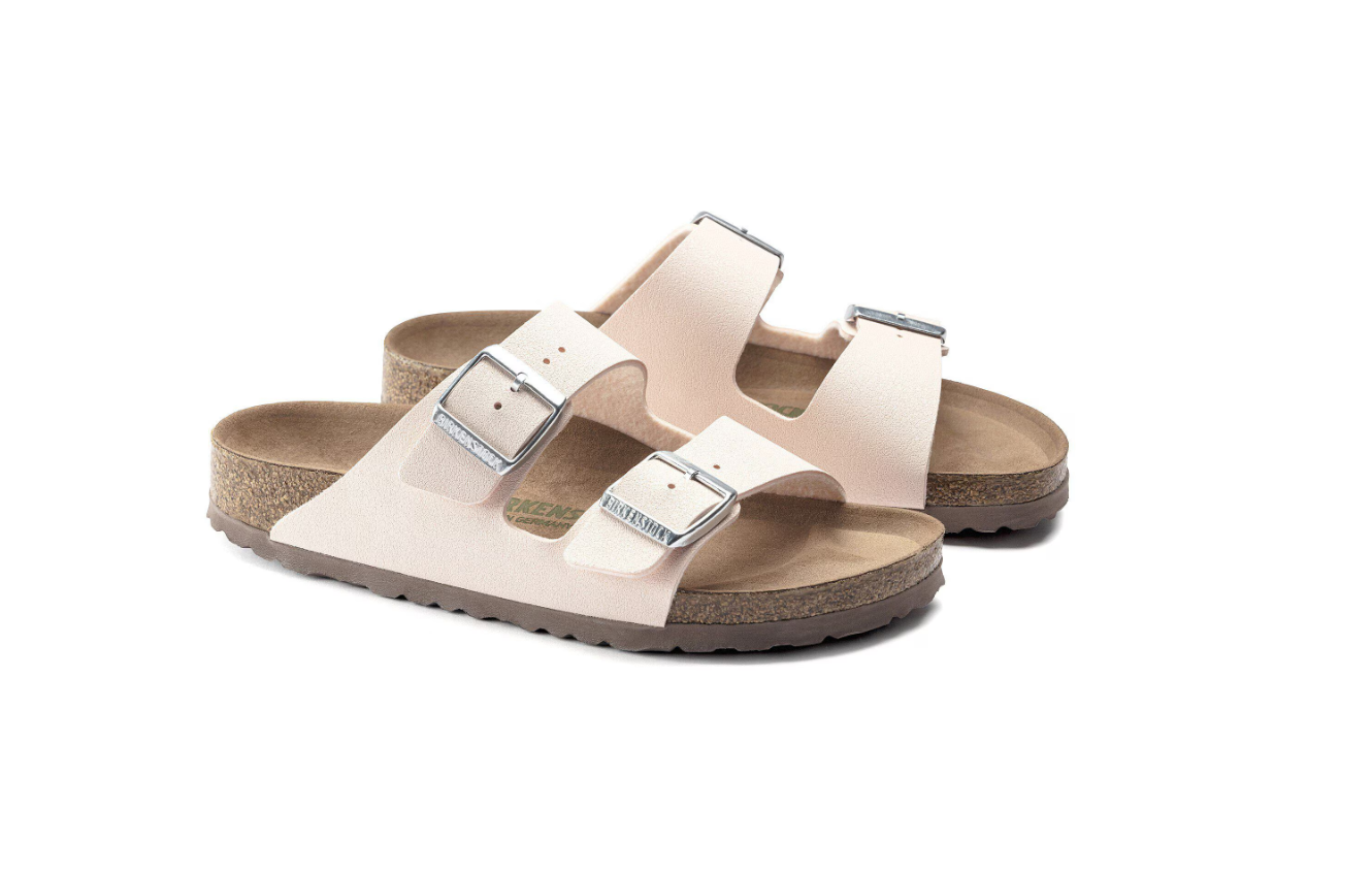 Birkenstock Arizona Vegan Birko-Flor Nubuck Light Rose