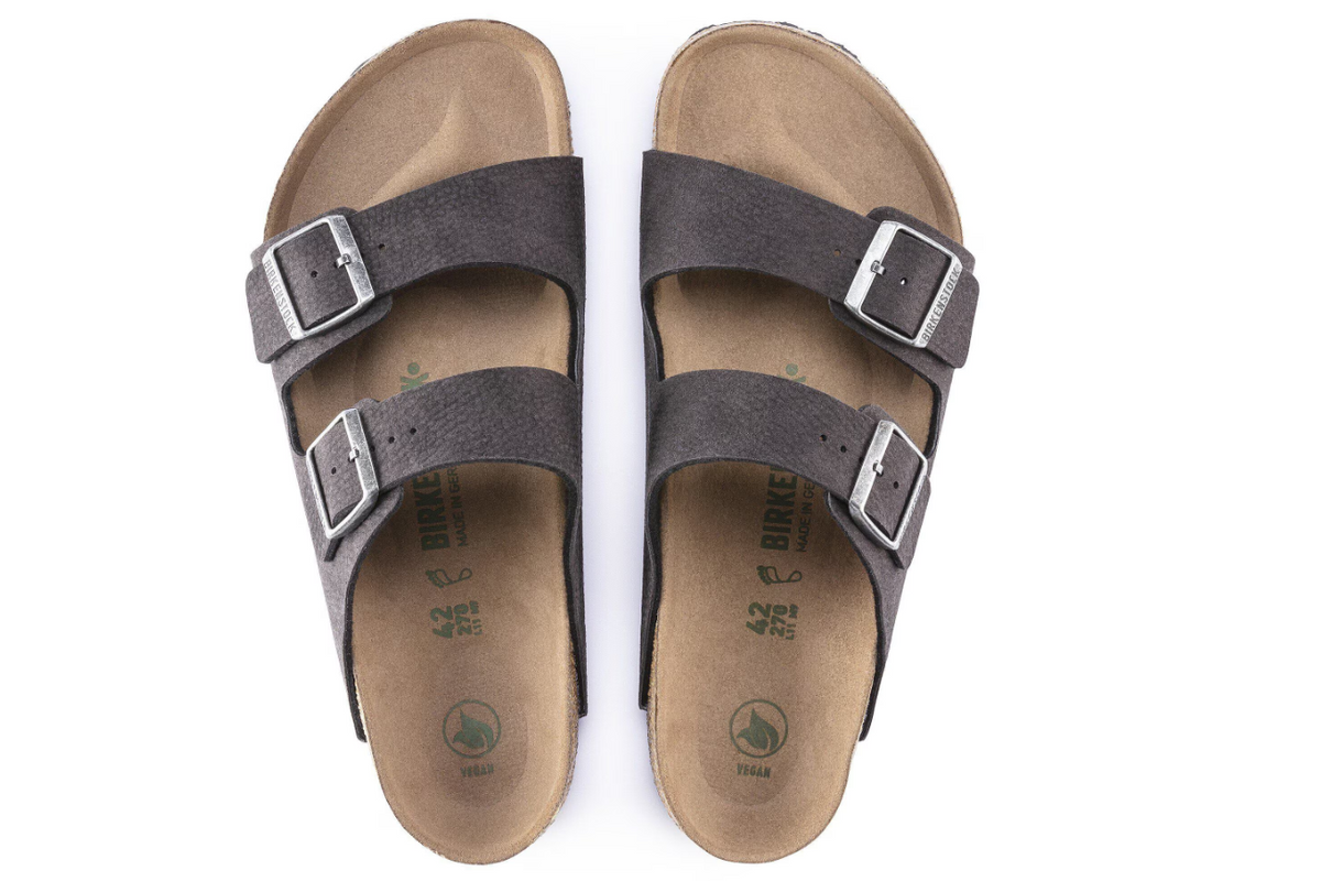 Birkenstock Arizona Vegan Sandals Desert Dust Black
