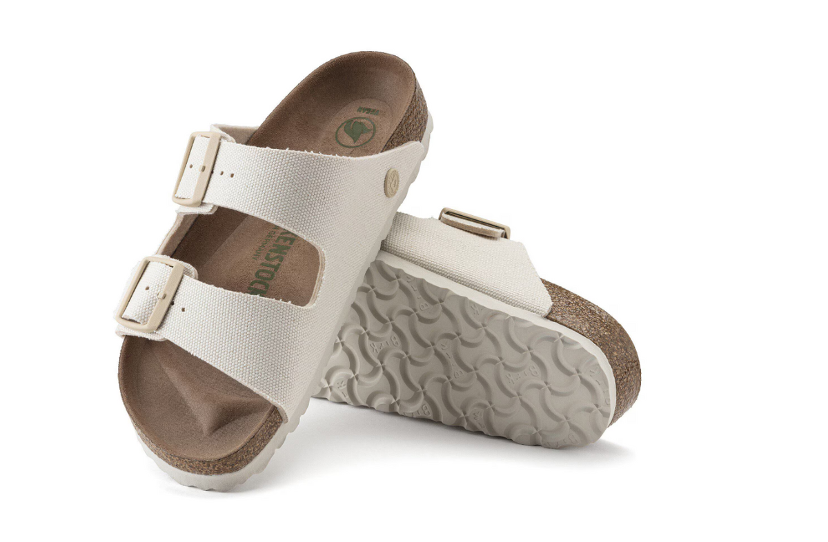 Birkenstock Arizona Vegan Textile Eggshell