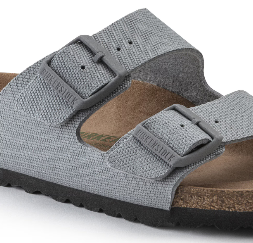 Birkenstock Arizona Vegan Textile Stone Coin Sandals