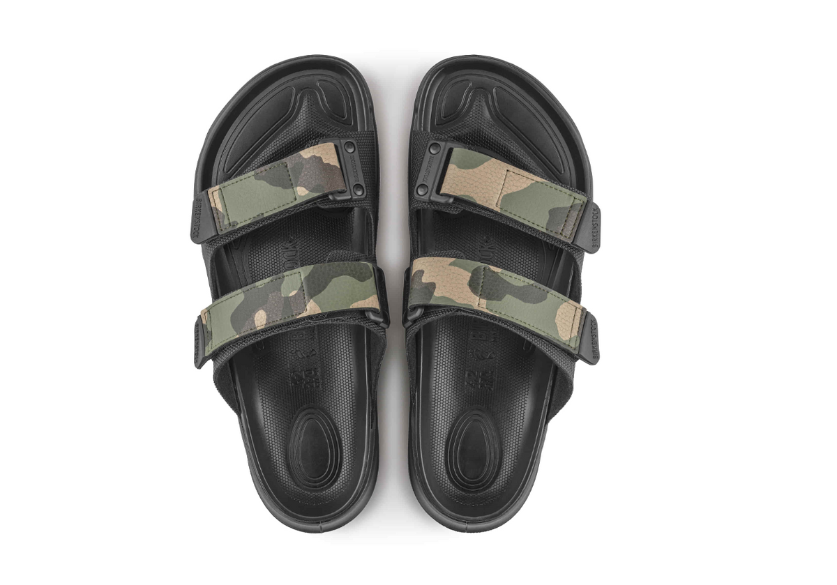 Birkenstock Atacama Men Birko-Flor Black Camo Sandal - Black / Camo, Regular