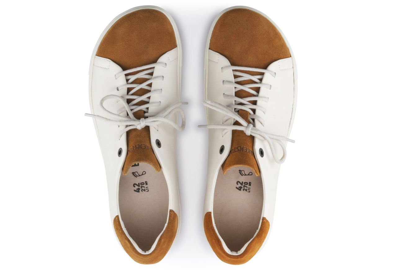 Birkenstock Bend Low Decon Pop Natural Leather-Nubuck Mink/Eggshell