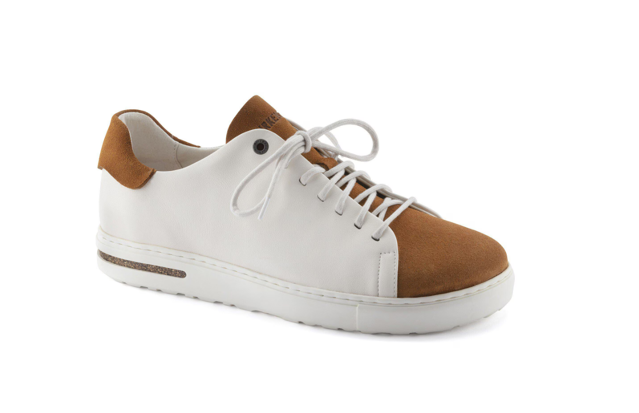 Birkenstock Bend Low Decon Pop Natural Leather-Nubuck Mink/Eggshell