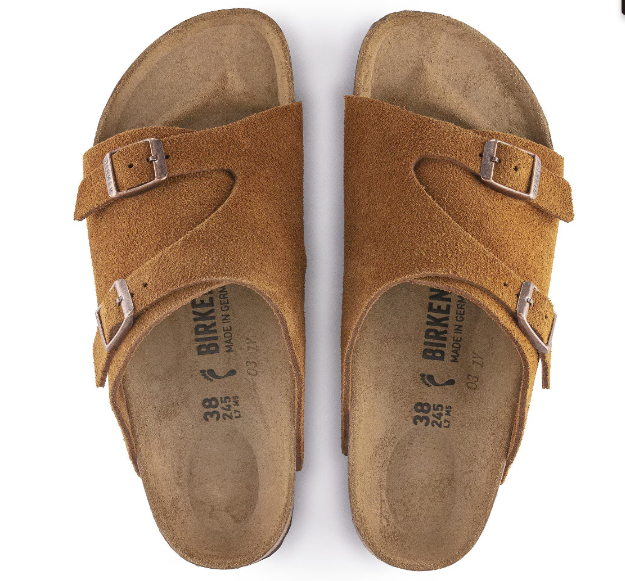 Birkenstock Zurich Suede Leather Mink
