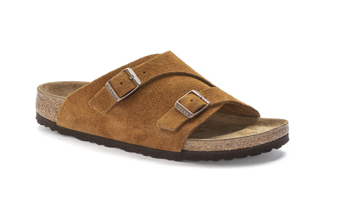 Birkenstock Zurich Suede Leather - MInk, Narrow