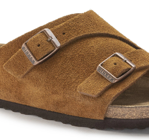 Birkenstock Zurich Suede Leather - MInk, Narrow